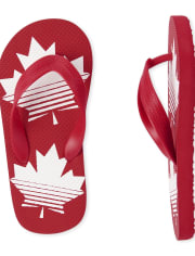 Tongs de la fête du Canada pour garçons