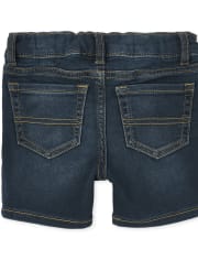 Baby And Toddler Boys Super-Soft Denim Shorts 2-Pack