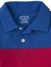 Baby And Toddler Boys Colorblock Jersey Polo