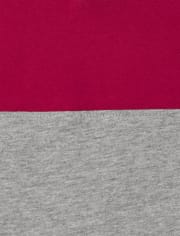 Polo de jersey con bloques de colores para bebés y niños pequeños