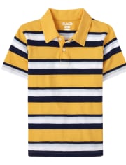 Polo de punto a rayas para niño
