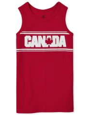 Boys Canada Day Tank Top