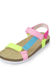 Sandalias deportivas arcoíris para niñas