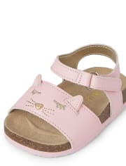 Baby Girls Cat Sandals