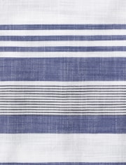 Chemise boutonnée en chambray rayé papa et moi pour hommes