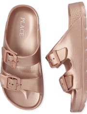 Chanclas con hebilla para niñas