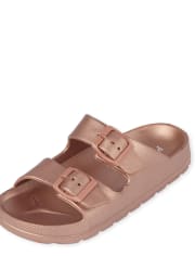 Chanclas con hebilla para niñas