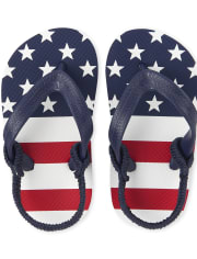Toddler Boys Americana Flip Flops