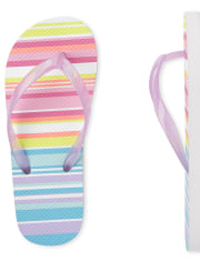 Chanclas Niña Rayas Arcoiris