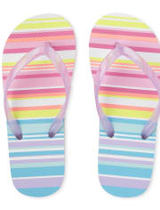 Chanclas Niña Rayas Arcoiris
