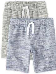 Lot de 2 shorts en French Terry pour garçon