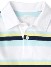 Baby And Toddler Boys Striped Jersey Polo
