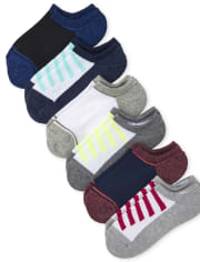 Boys Colorblock Cushioned Low Cut Socks
