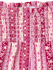 Toddler Girls Floral Smocked 2-Piece Set