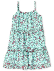 Baby And Toddler Girls Mommy And Me Floral Tiered Dress