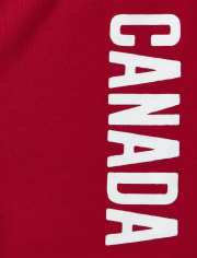 Baby And Toddler Boys Canada Day French Terry Shorts