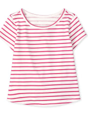 Baby And Toddler Girls Striped Top