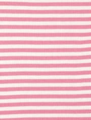 Baby And Toddler Girls Striped Ribbed Tank Top