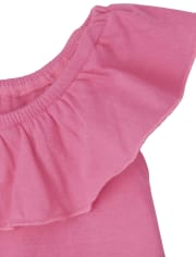 Ensemble 4 pièces papillon à volants pour petites filles