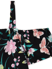 Ensemble 4 pièces papillon à volants pour petites filles