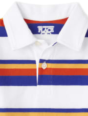 Baby And Toddler Boys Striped Jersey Polo