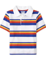 Baby And Toddler Boys Striped Jersey Polo