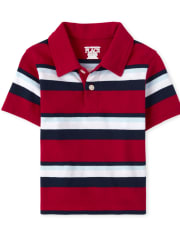 Baby And Toddler Boys Striped Jersey Polo