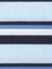 Polo de punto a rayas para bebés y niños pequeños