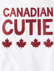 Ensemble de tenue 2 pièces Canadian Cutie pour petites filles