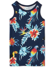 Boys Tropical Toucan Tank Top