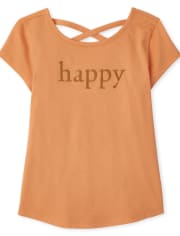 Top Niña Happy Cross Espalda