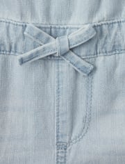 Salopette en jean pour fille