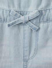 Overol de mezclilla para niñas