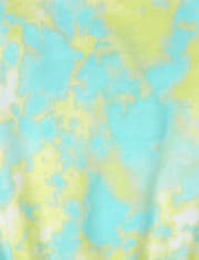 Mameluco con espalda cruzada y estampado para niñas
