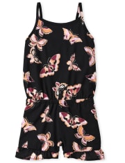 Mameluco con volante de mariposa para niñas