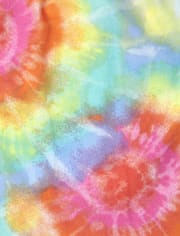 Lot de 2 débardeurs smockés à imprimé arc-en-ciel pour fille