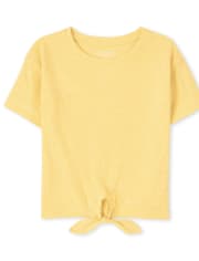 Girls Tie Front Top