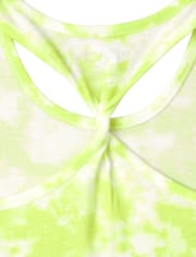 Girls Print Twist Back Tank Top 3-Pack