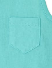 Girls Print Twist Back Tank Top 3-Pack