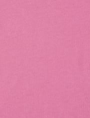 Lot de 5 t-shirts superposés basiques arc-en-ciel pour filles