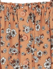 Girls Floral 2-Piece Set