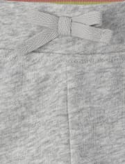 Girls Rainbow French Terry Shorts