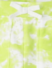 Short en molleton tie-dye pour fille