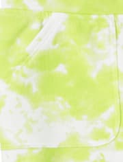 Short en molleton tie-dye pour fille