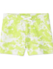 Short en molleton tie-dye pour fille