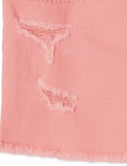 Shorts cortos de mezclilla para niñas