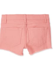 Shorts cortos de mezclilla para niñas