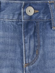 Short midi en jean pour fille