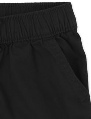 Shorts de sarga para niñas, paquete de 2
