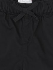 Girls Twill Pull On Shorts 2-Pack